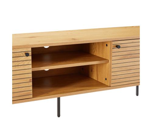 Laud LINE TV 150x40xH50cm, lämpökoristeltu melamiinilla