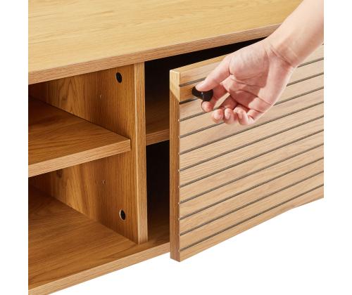 Laud LINE TV 150x40xH50cm, lämpökoristeltu melamiinilla