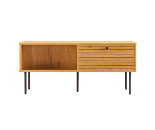 Sohvapöytä LINE 100x50xH45cm, melamiini tammenkuorella