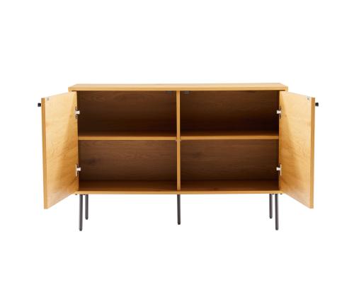 Lipasto LINE 110x40xH74cm, melamiini tammenkuorella