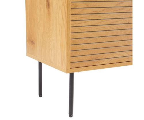 Lipasto LINE 110x40xH74cm, melamiini tammenkuorella