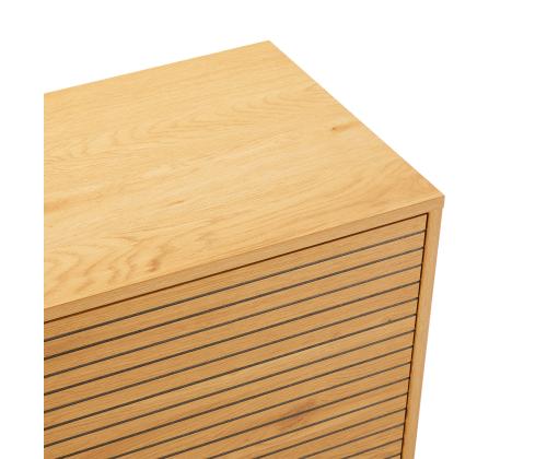 Lipasto LINE 110x40xH74cm, melamiini tammenkuorella