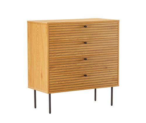 Lipasto LINE 80x40xH85cm, melamiini tammenkuorella