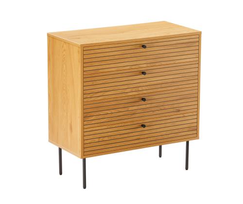 Lipasto LINE 80x40xH85cm, melamiini tammenkuorella