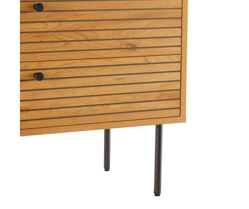 Lipasto LINE 80x40xH85cm, melamiini tammenkuorella