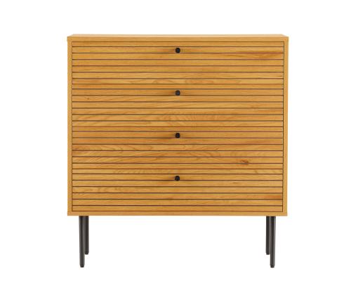 Lipasto LINE 80x40xH85cm, melamiini tammenkuorella