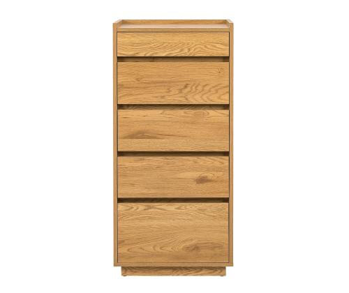 Lipasto SACHA 50x40xH109cm, melamiini tammenkuorella