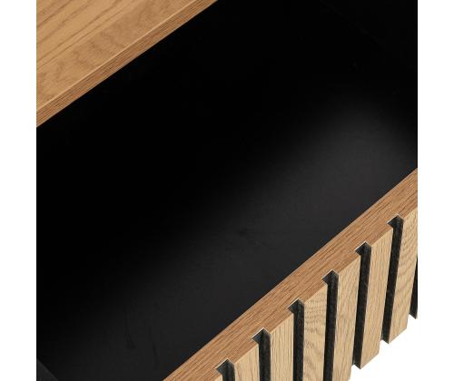 Yöpöytäkaappi HAMPTON 50x40xH55cm, melamiini tammenkuorella