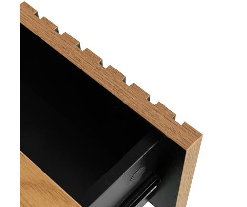 Yöpöytäkaappi HAMPTON 50x40xH55cm, melamiini tammenkuorella