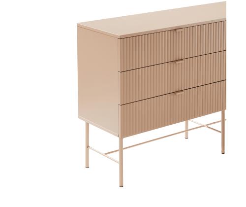 Lipasto SEQUENCE 158x40xH83cm, cappuccino