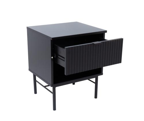 Yöpöytä SEQUENCE 45x40xH55cm, musta 3D