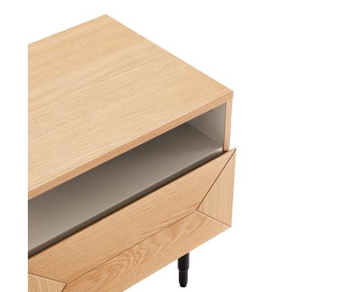 Yöpöytä NATE 50x40xH50cm, tammi