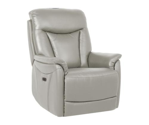 Nojatuoli BALDWIN electric lift recliner 82x95xH108cm, beige nahkaa