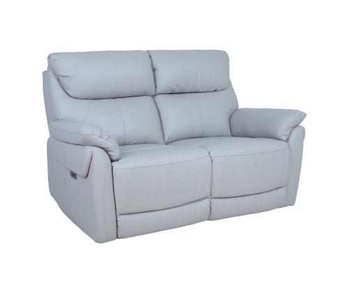 Sohva BOWEN 2-istuttava sähköinen lepotuoli 150x86xH102cm, beige luonnon nahkaa