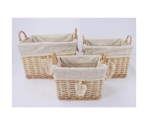 Korv WILLI TASSEL 29x19xH22cm