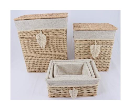 Korv WILLI TASSEL 40x31xH17cm