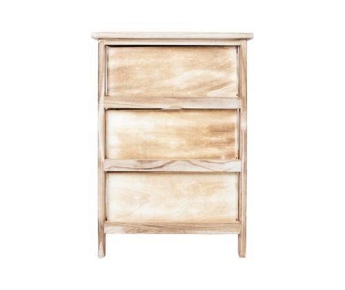 Kerrossänky MIHKLI 3-laatikko 40x29x58cm, luonnonvalkoinen