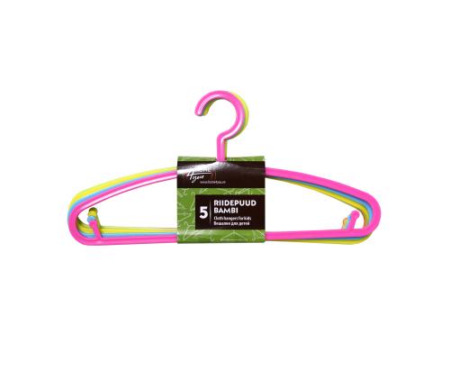 Ripustimet lapsille BAMBI, 5 kpl/setti, muovia, sekoitusvärejä