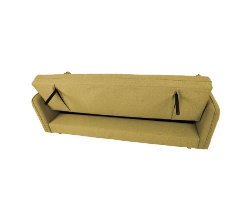 Vuodesohva VISBY 200x88xH93cm, keltainen