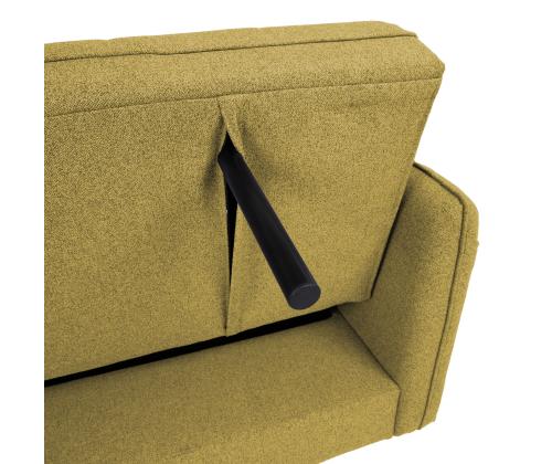 Vuodesohva VISBY 200x88xH93cm, keltainen