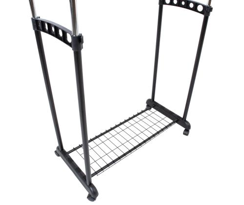 Stange FRY 83x43xH93,5-168cm, musta/kromi