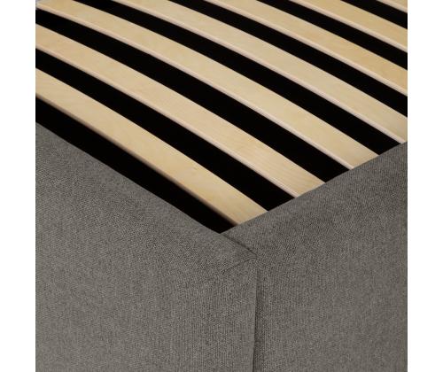 Sänky LEENA 160x200cm, tumma beige, 176x221xH110cm