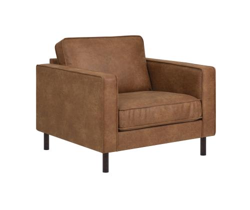 Nojatuoli LUCAS ruskea, 94x90xH79cm