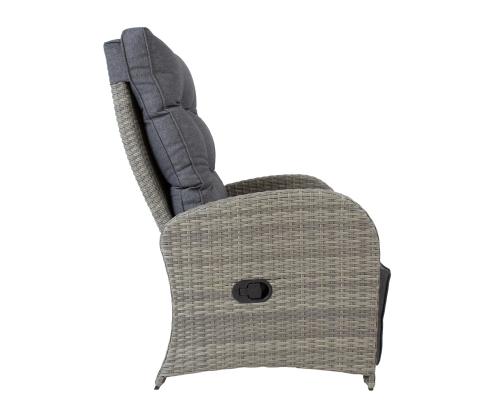 Nojatuoli MOOR lepotuoli, harmaa