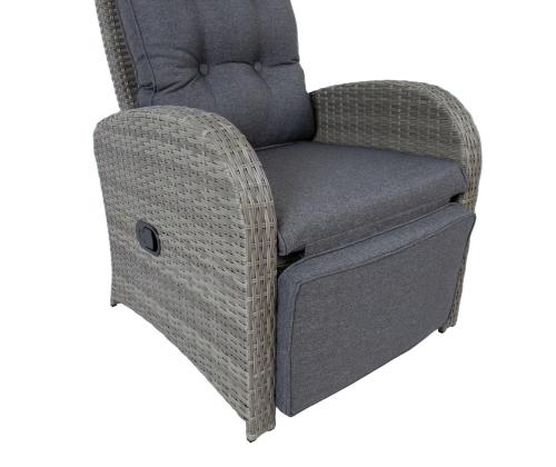 Nojatuoli MOOR lepotuoli, harmaa