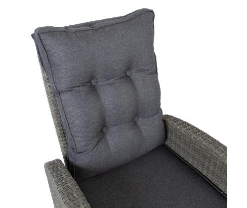 Nojatuoli MOOR lepotuoli, harmaa