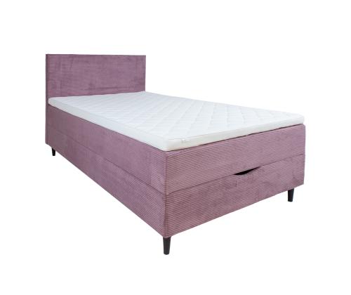 Mannermainen sänky LAARA 120x200cm, pinkki