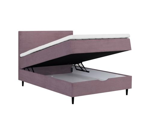 Mannermainen sänky LAARA 140x200cm, pinkki