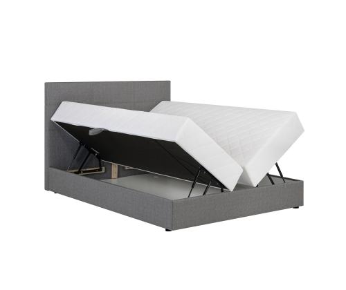 Mannermainen sänky LEIKO 160x200cm, harmaa
