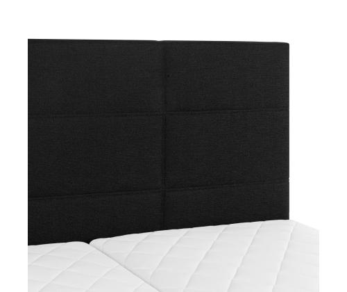 Mannermainen sänky LEIKO 160x200cm, musta