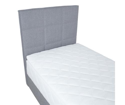 Mannermainen sänky LEVI 90x200cm, patjalla, harmaa