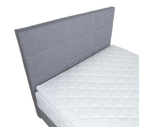 Mannermainen sänky LEVI 140x200cm, patja, harmaa