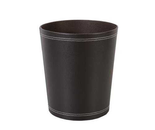 Roskakori WALTER D25xH28cm, tummanruskea, synteettinen nahka