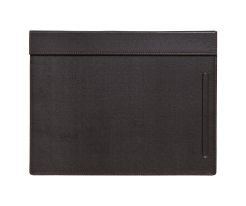 Työpöytämatto WALTER 34x45cm, tummanruskea, keinonahkaa