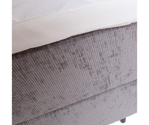 Mannermainen sänky LAARA 140x200cm, harmaa, 141x208xK119cm