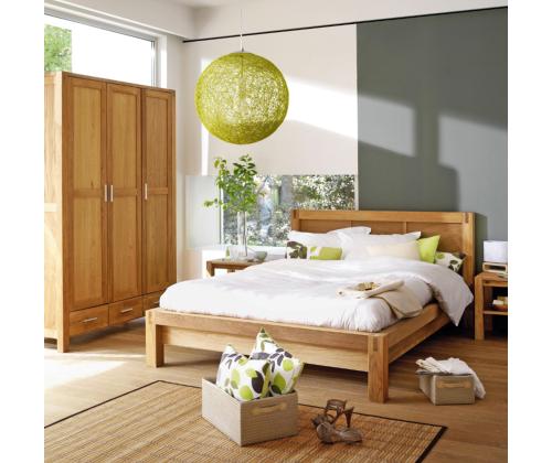 Yöpöytä/pöytä CHICAGO NEW, 50x40xH45cm, hyllyllä, puu: tammiviilu/MDF, väri: luonnollinen, viimeistely: öljytty