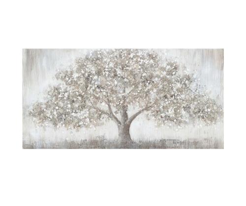 Öljymaalaus 70x140cm, voimakas puu