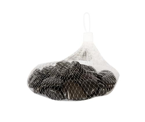 Koristekivet DECOR STONE, mustat pienet kivet, paino: 500g