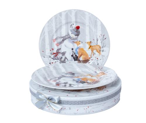 Lautaset MIA SNOW 2kpl D26cm, lahjapakkauksessa