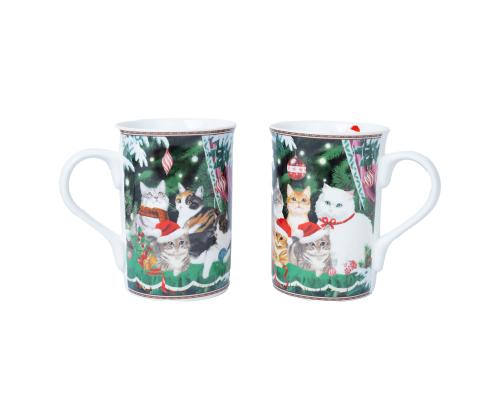 Muki MIA CATS H10,5cm 300ml, 2kpl lahjapakkauksessa