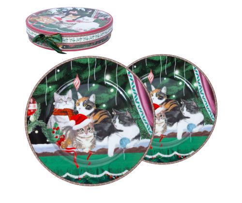 Lautaset MIA CATS 2kpl D19cm, lahjapakkauksessa