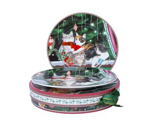 Lautaset MIA CATS 2kpl D19cm, lahjapakkauksessa