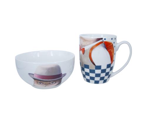 Muki+kulho POPPY-sarja, mix