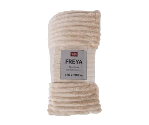 Ruudullinen FREYA 150x200cm, beige