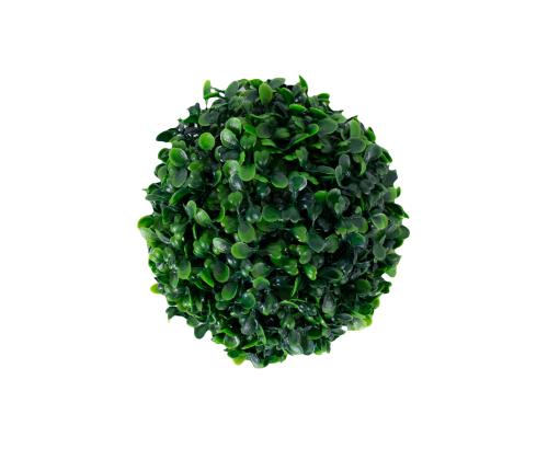 BUXUS GREENLAN ruohopallo, D27cm, vihreät tekokukat