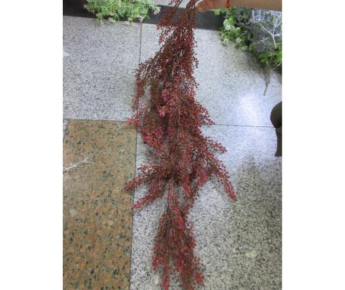 Keinotekoinen kasvi GREENLAND riippuva oksa, punainen